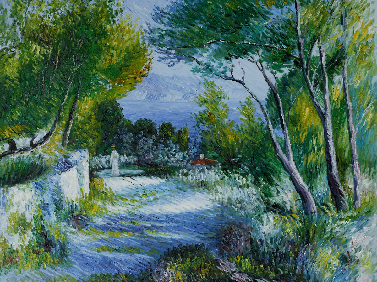 L'Estaque, 1882 by Pierre Auguste Renoir